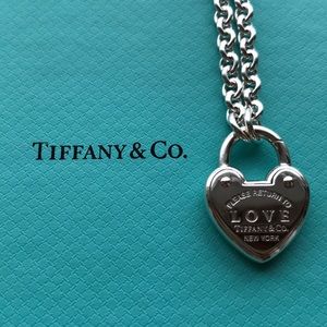 Tiffany Love Lock Necklace